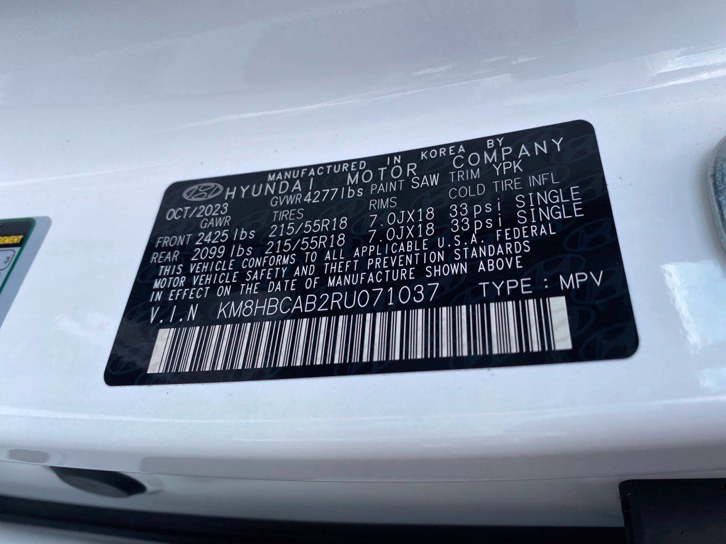 Certified 2024 Hyundai Kona SEL AWD/4WD image 25