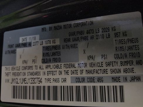 Used 2018 MAZDA MAZDA6 Sport FWD image 33