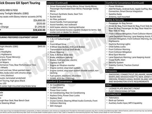 Used 2024 Buick Encore GX Sport Touring image 36