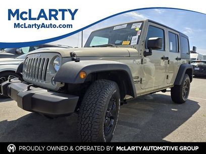 Used 2017 Jeep Wrangler Unlimited Sport w/ Quick Order Package 24S