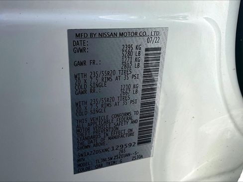 Used 2022 Nissan Murano Platinum w/ Cargo Package image 33