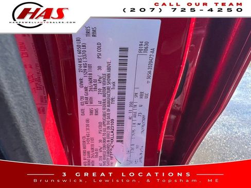 Used 2020 Ford Ranger Lariat w/ Equipment Group 501A Mid image 16