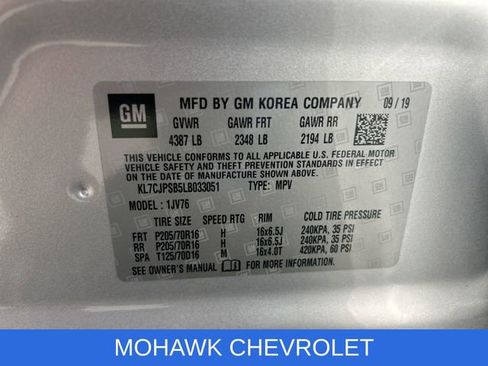 Certified 2020 Chevrolet Trax LT w/ LT Convenience Package AWD/4WD image 33