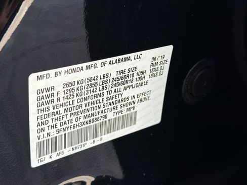 Used 2019 Honda Pilot EX image 35