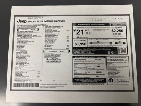 Used 2021 Jeep Wrangler Unlimited Rubicon w/ Xtreme Recon 35" Tire Package image 37