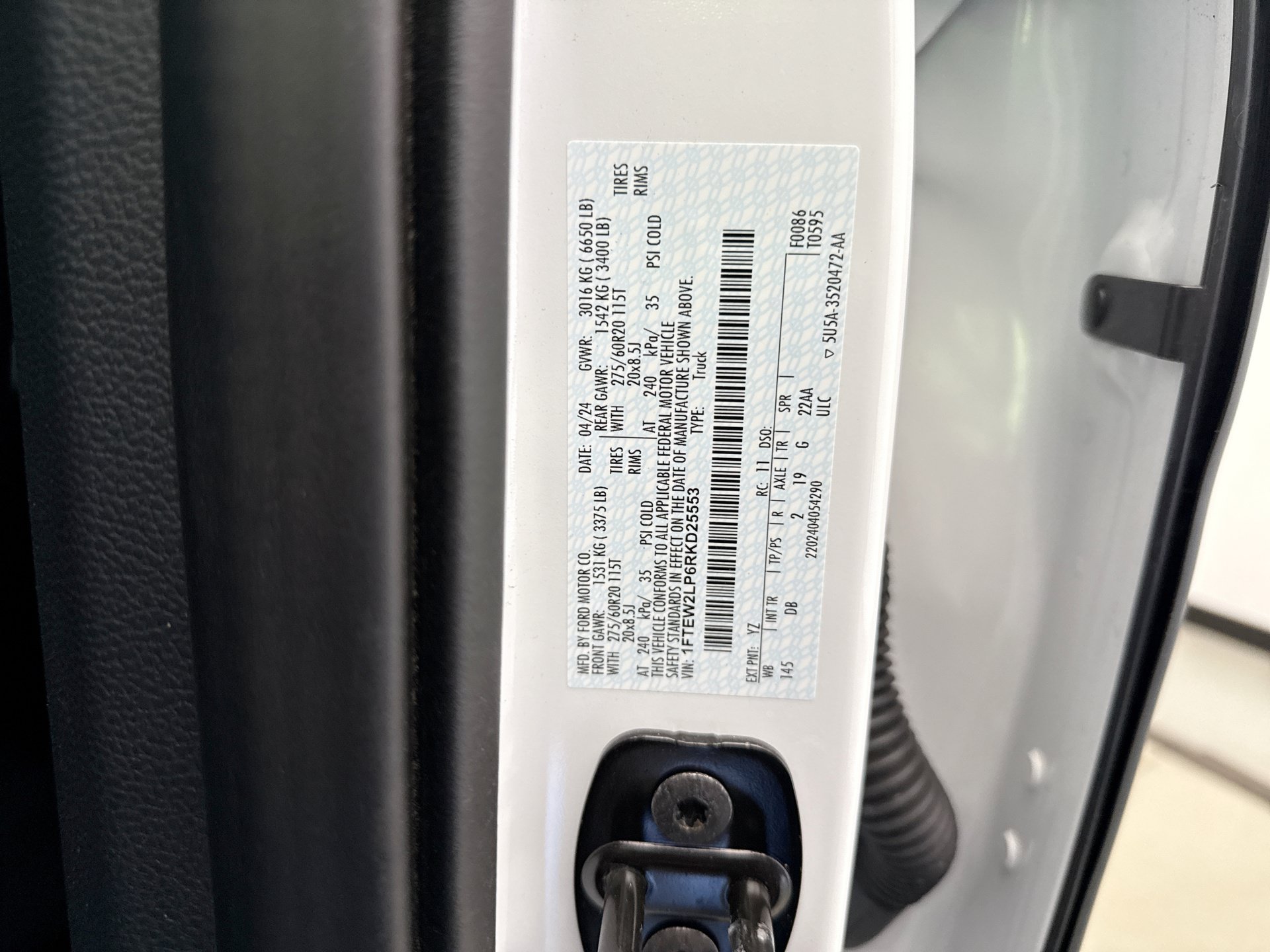 Used 2024 Ford F150 STX AWD/4WD image 18