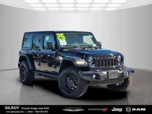 Used 2025 Jeep Wrangler Unlimited Sport S 4xe image 1