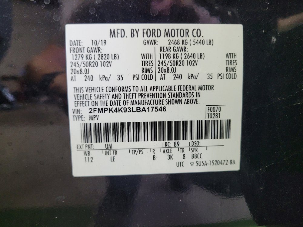 Used 2020 Ford Edge Titanium AWD/4WD image 33