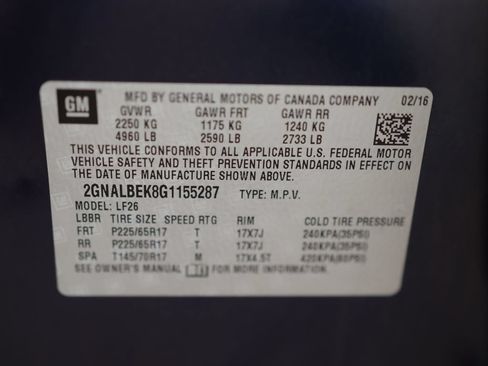 Used 2016 Chevrolet Equinox LS FWD image 32