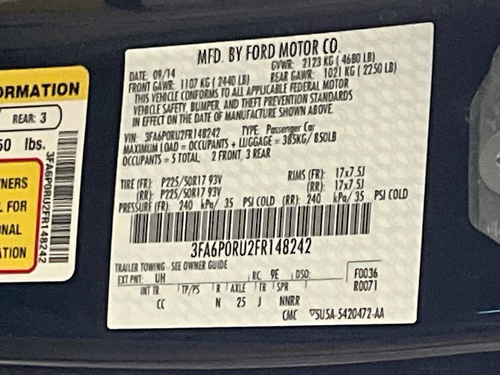 Used 2015 Ford Fusion Titanium FWD image 33
