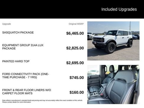 New 2026 Ford Bronco Outer Banks w/ Sasquatch Package AWD/4WD image 5