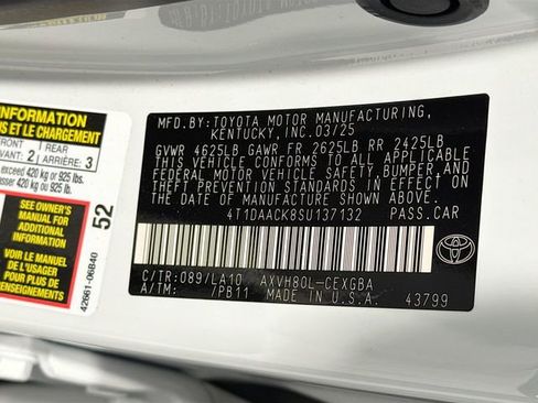 Certified 2025 Toyota Camry XLE image 25