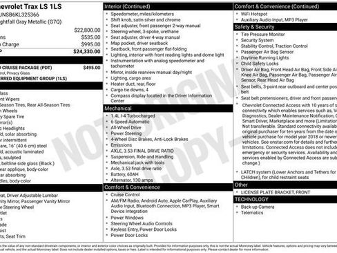 Used 2019 Chevrolet Trax LS w/ Tint and Cruise Package image 8