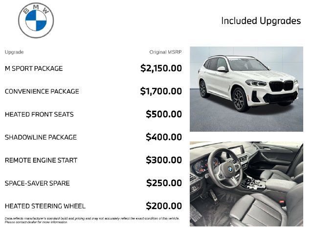 Certified 2024 BMW X3 xDrive30i w/ M Sport Package AWD/4WD image 3