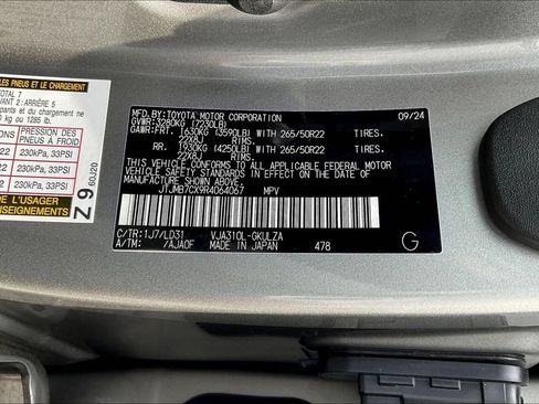 Used 2024 Lexus LX 600 F Sport AWD/4WD image 19