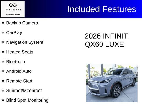Certified 2026 INFINITI QX60 Luxe w/ Cargo Package FWD image 3