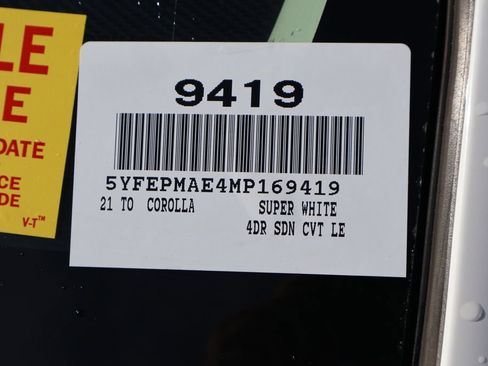 Certified 2021 Toyota Corolla LE FWD image 7