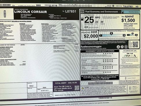 New 2026 Lincoln Corsair Reserve image 14