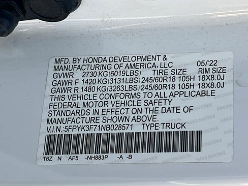 Used 2022 Honda Ridgeline RTL-E image 30