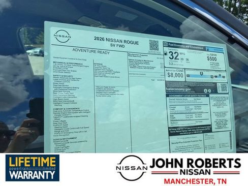 New 2026 Nissan Rogue SV image 16