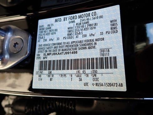 New 2026 Lincoln Nautilus Reserve w/ Jet Appearance Package image 23