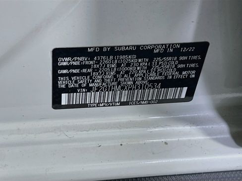 Used 2023 Subaru Crosstrek 2.5i Limited w/ Moonroof Package AWD/4WD image 31