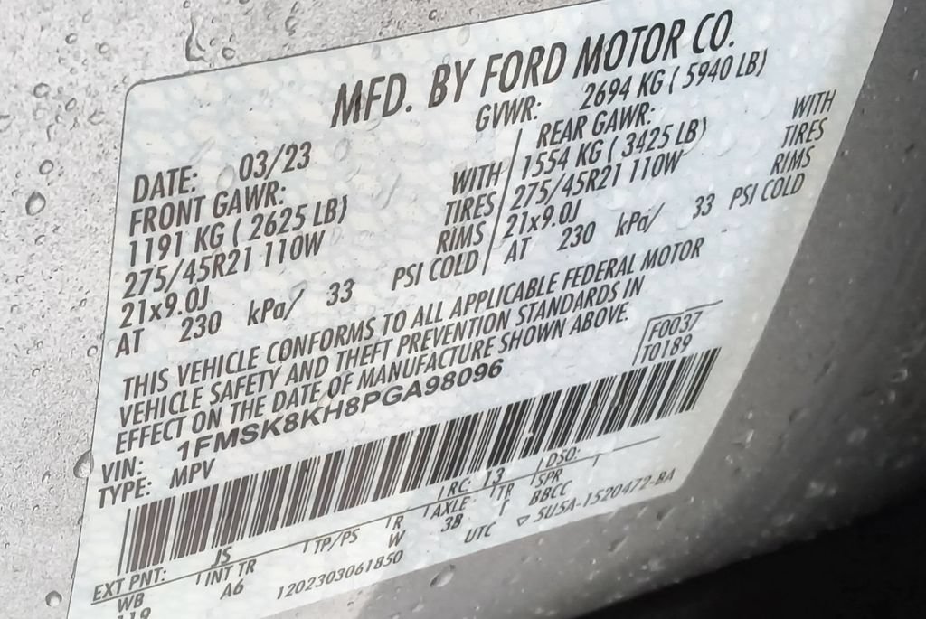 Used 2023 Ford Explorer ST-Line AWD/4WD image 12