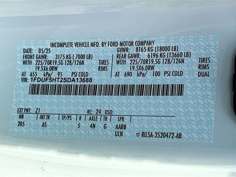 New 2025 Ford F550 4x4 Regular Cab Super Duty image 16