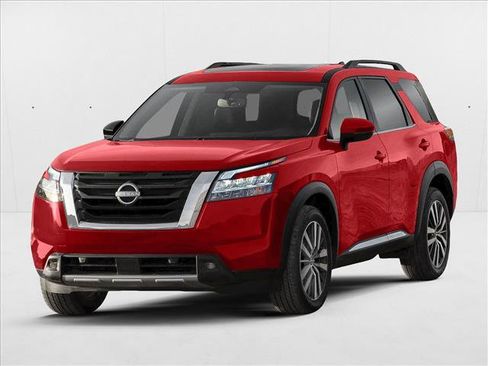 Used 2022 Nissan Pathfinder Platinum w/ Cargo Package FWD image 1