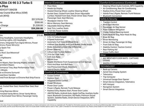 New 2026 MAZDA CX-90 3.3 Turbo S w/ Premium Plus AWD/4WD image 2