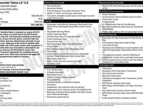 Used 2013 Chevrolet Tahoe LS RWD image 27