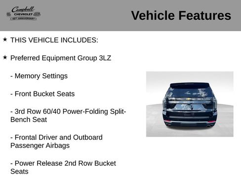 Used 2025 Chevrolet Tahoe High Country AWD/4WD image 5