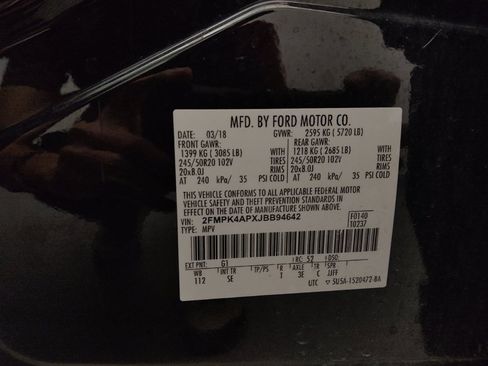 Used 2018 Ford Edge Sport w/ Equipment Group 401A image 33