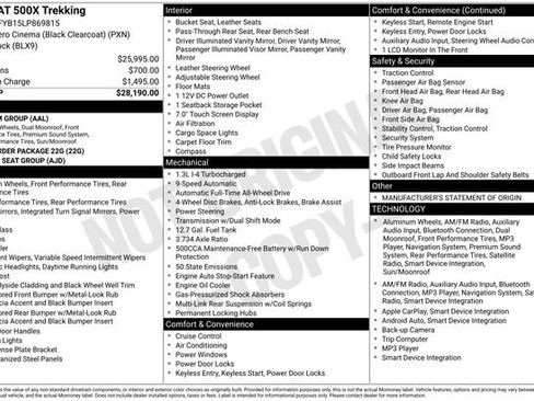 Used 2020 FIAT 500X Trekking image 5