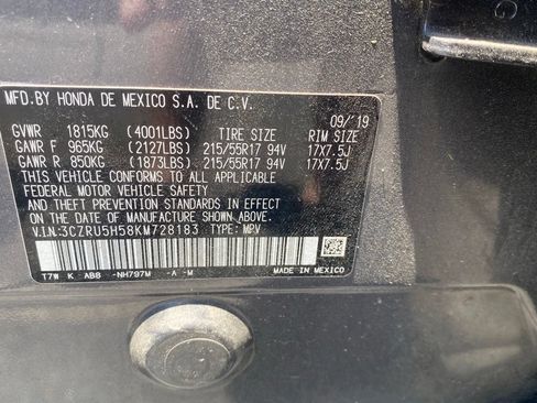 Used 2019 Honda HR-V EX image 20