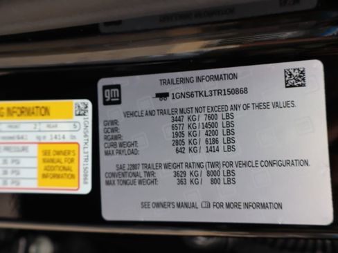 New 2026 Chevrolet Tahoe High Country AWD/4WD image 59