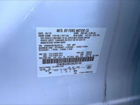 Used 2018 Ford Flex Limited w/ Equipment Group 301A AWD/4WD image 3