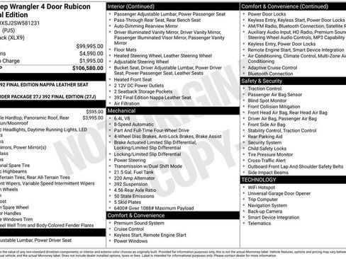 New 2025 Jeep Wrangler Unlimited Rubicon 392 image 39