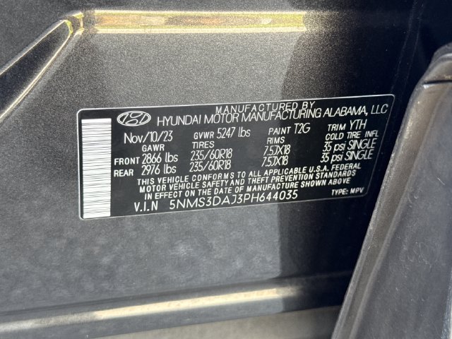 Used 2023 Hyundai Santa Fe SEL w/ Premium Package AWD/4WD image 24
