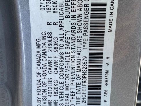 Certified 2023 Honda Civic Touring image 19