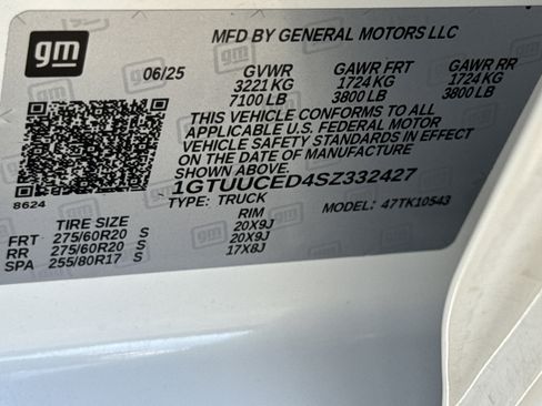 Used 2025 GMC Sierra 1500 Elevation AWD/4WD image 34
