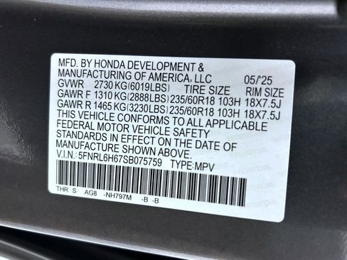 Used 2025 Honda Odyssey EX-L image 25