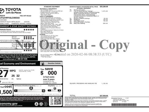 Used 2020 Toyota RAV4 TRD Off-Road w/ TRD Off-Road Weather Package image 2