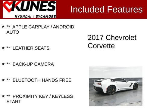 Used 2017 Chevrolet Corvette Z06 RWD image 2