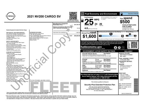 Certified 2021 Nissan NV200 SV FWD image 3