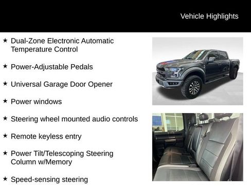 Used 2019 Ford F150 Raptor w/ Equipment Group 802A Luxury image 15