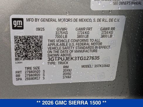 New 2026 GMC Sierra 1500 Elevation image 37