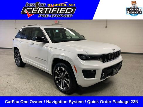 Certified 2022 Jeep Grand Cherokee Overland AWD/4WD image 1