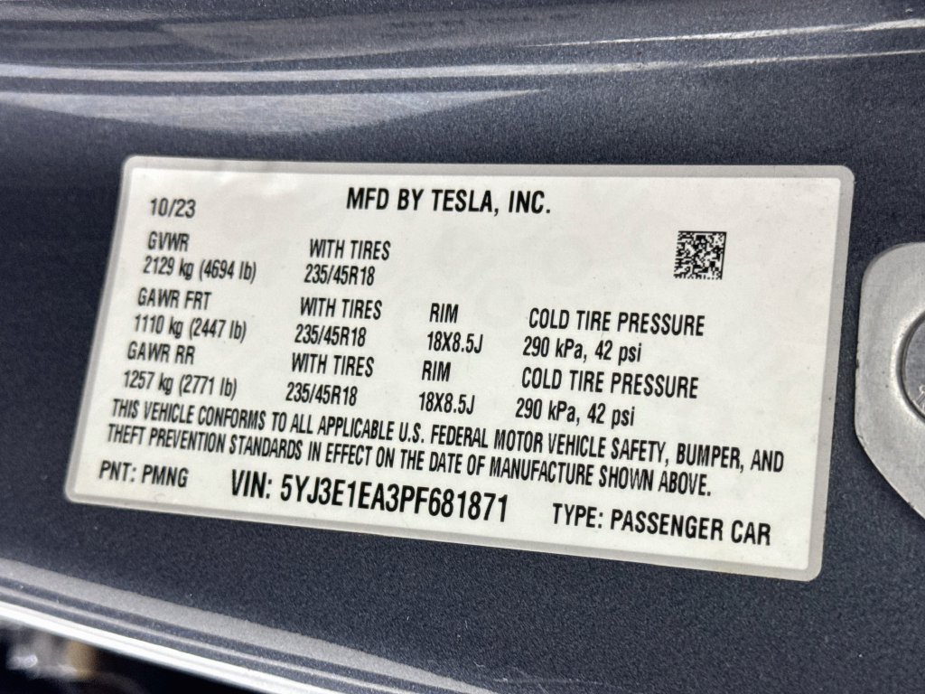 Used 2023 Tesla Model 3 Standard Range RWD image 34
