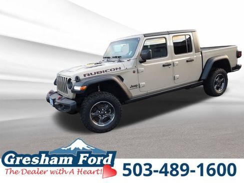 Used 2020 Jeep Gladiator Rubicon w/ Trailer Tow Package AWD/4WD image 1